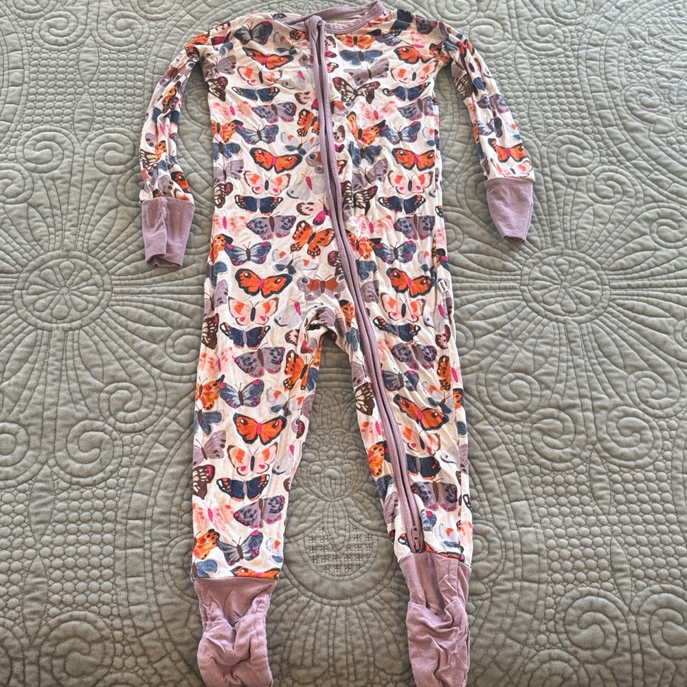 Little Sleepies Butterfly Footie 18-24m